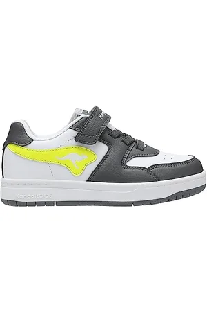 KangaROOS K-CP Fair EV Sneaker, Steel Grey/limetta, 28 EU