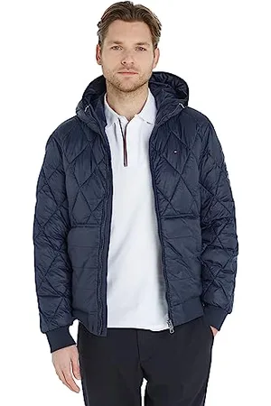 Tommy Hilfiger Herren Jacke Recycled Hooded Jacket Übergangsjacke, , L