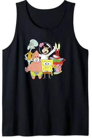 Spongebob SpongeBob Oversized Beach Group Tank Top