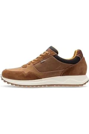 ARA Herren Moreno-GTX Sneaker, Cognac,Moro,Kastanie, 40 EU Weit