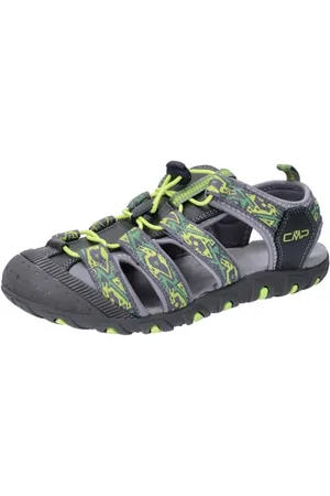 CMP Kids SAHIPH Hiking Sportliche Sandale, Grau-Limettengrün (Graffite-Lime Green), 41 EU