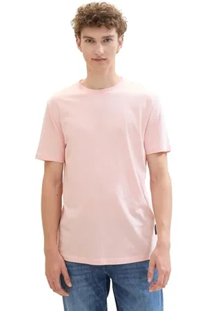TOM TAILOR Herren T-Shirt mit Streifen-Muster, , S