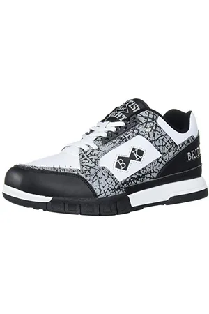 British Knights Herren Metros Fashion Sneaker, Schwarz/Zement/Weiß, 45 EU