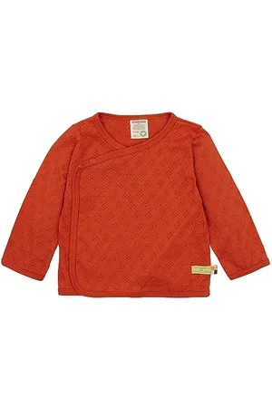 loud + proud Wickeljacke Jacquard Strick, GOTS-Zertifiziert
