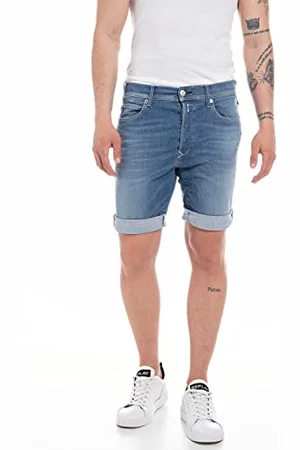 Replay Herren RBJ.901 Recycled Jeans-Shorts, , 28