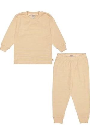 loud + proud Unisex Kinder Feinripp, Bio Baumwolle Und GOTS Zertifiziert Schlafanzug, , 98-104 EU