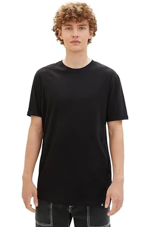 TOM TAILOR Herren Basic Crew-Neck T-Shirt, , S