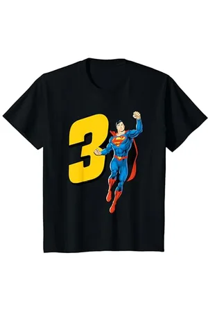 Superman Kinder Super Hero 3rd Birthday T-Shirt