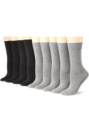 Camano Damen 9106 Socken, 9x Grau, 35-38 EU