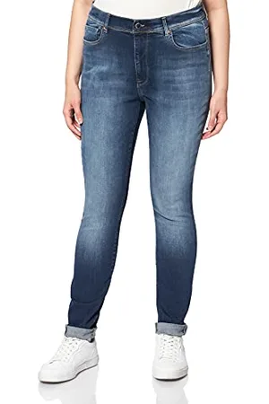 ONLY Carmakoma NOS Damen Carmaya HW SK Shape UP JNS REA9820 NOOS Skinny Jeans, per Pack , 46/L32 (Herstellergröße: 46)