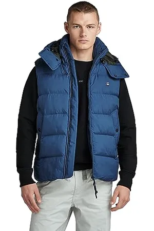 G-Star RAW Herren G-Whistler Padded Hooded Weste, , XL