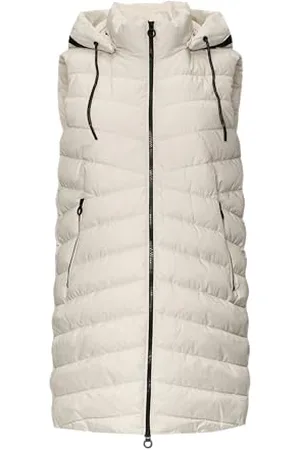 QS by s.Oliver Damen 2150627 Steppweste mit Kapuze, , 46