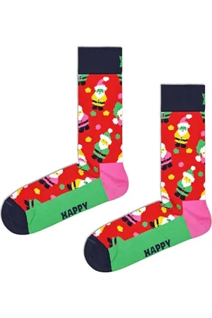 Happy Socks Unisex Christmas Santa Sock, , 41-46