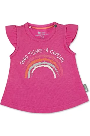 Sterntaler Baby-Mädchen Kurzarm Rainbow T-Shirt, pink, 56