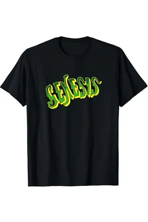 Genesis Grünes Old School-Logo T-Shirt
