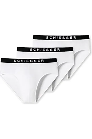 Schiesser Herren 3 PACK Slips Bio Baumwolle Multipack - 95/5 Organic, , 5/ M