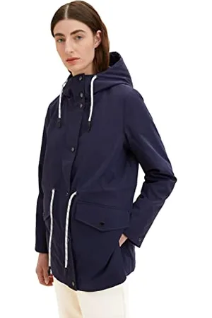 TOM TAILOR Damen 1035332 Parka Jacke mit Kapuze, , L