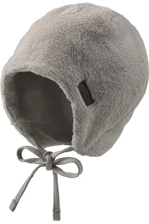 Sterntaler Mütze aus Teddyflausch - Unisex Babymütze mit angeschnittenen Ohrenklappen und Bindeband - warme Beanie, gefüttert mit Baumwollfleece - Erstlingsmütze - , 41