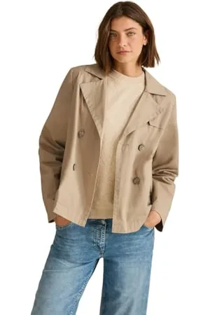 CECIL Damen B202024 Kurze Trench Jacke, , XXL
