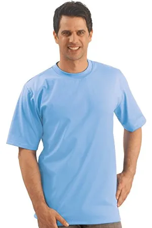 Trigema Herren T-Shirt aus Baumwolle 637202, Horizont, L