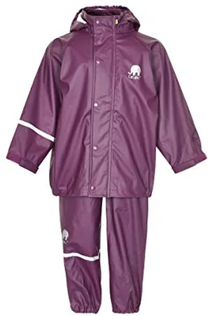 CeLaVi Mädchen Tweedelig regenpak in vele kleuren Regenjacke, Dunkel Violett (Blackberry Wine 666), 100 EU