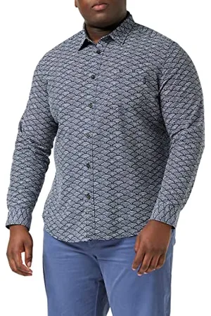 Dockers MensORIGINAL SHIRT SLIMA1114S -MILLER NAVY