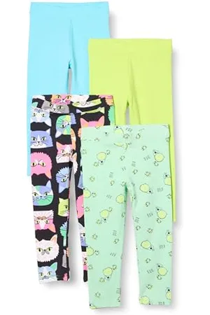 Amazon Disney | Marvel | Star Wars | Frozen | Princess Mädchen Leggings, 4er-Pack, , 9 Jahre