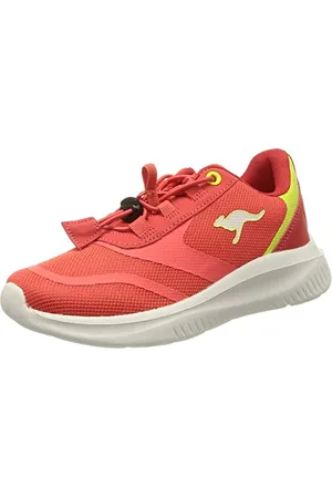 KangaROOS K-FT Push Sneaker, Fiery red/limetta, 30 EU