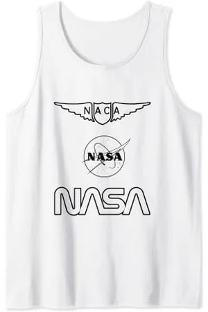 Nasa NASA NACA Meatball Worm Logo Tank Top