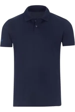 Trigema Herren Elast. Piqué Poloshirt, Blau , L EU