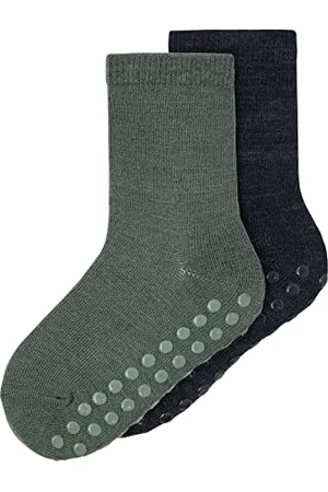 NAME IT Jungen NMMWAK Wool 2 Pack W/Non Skid XXIII Socken, , 22/24