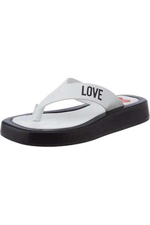 Moschino Damen Flip-Flops Flipflop, , 36 EU