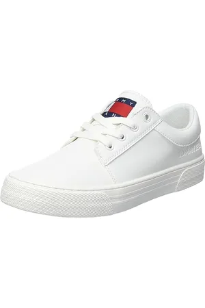 Tommy Hilfiger Damen Vulcanized Sneaker Lace Up Schuhe, (Ecru), 37