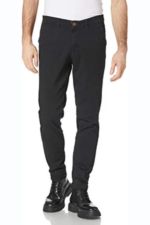 JACK & JONES Herren Jjimarco Jjdave AKM Black Noos Hose, 32W / 30L