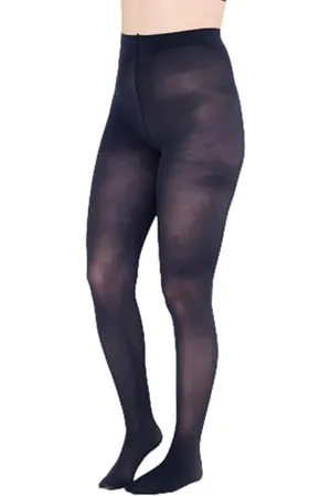 Ulla Popken Damen große Größen Übergrößen Plus Size Strumpfhose, extraweite Oberschenkel, Mikrofaser
