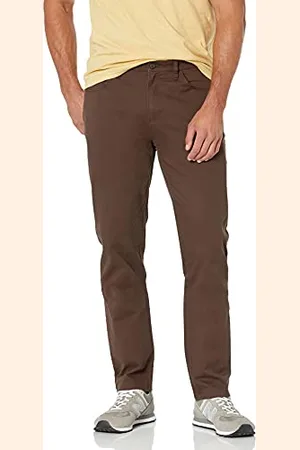 Amazon Herren 5-Pocket-Chinohose, Komfortabler Stretch, Sportlich Geschnitten (Früher Goodthreads), , 38W / 28L