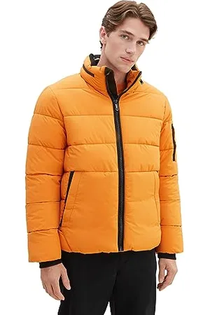 TOM TAILOR Herren Puffer-Jacke mit abnehmbarer Kapuze