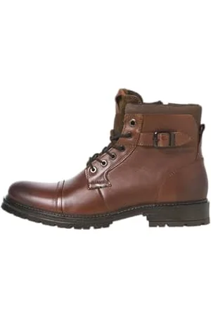 JACK & JONES Herren JFWDEXTER Leather Boot SN Schnürstiefelette, , 41 EU