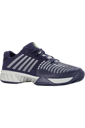 K-Swiss Performance Herren Express Light 3 HB Tennis Shoe, Peacoat/Gray Violet/Lime Green, 39.5 EU