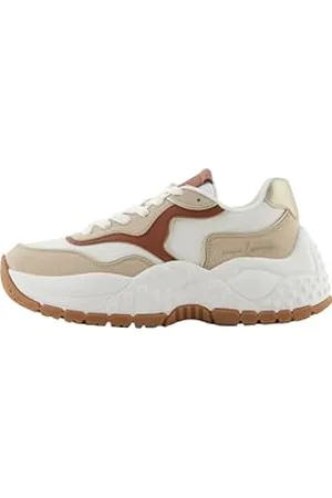 Armani Exchange Damen Vedder Sneaker, LGT Mirage+Pale Gold, 35 EU
