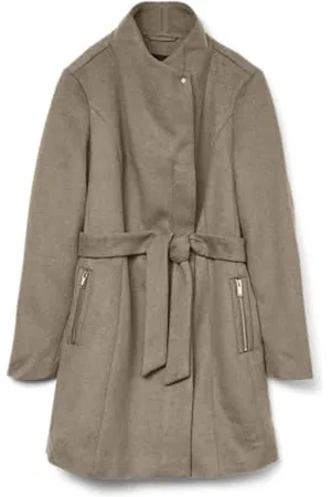 VERO MODA VMTWODOPE BELT 3/4 WOOL JACKET GA NOOS