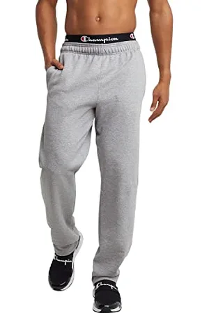 Champion Herren Sweatpants, Powerblend, Fleece, offenem Boden (Reg groß) Hose, , 36-41
