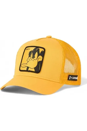 Capslab Daffy Duck Looney Tunes Yellow Trucker Cap - One-Size