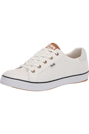Keds Center III Damen-Sneaker, Weiß/Marineblau, 37 EU