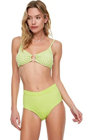 Trendyol Damen Hoher Taillenbikini. Bikini Bottoms, , 40 EU