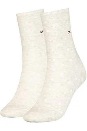 Tommy Hilfiger Damensocken mit Punkten Light Melange - 39/42