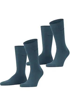 ESPRIT Herren Socken Basic Uni Multipack M So Baumwolle einfarbig 2 Paar, , 39-42