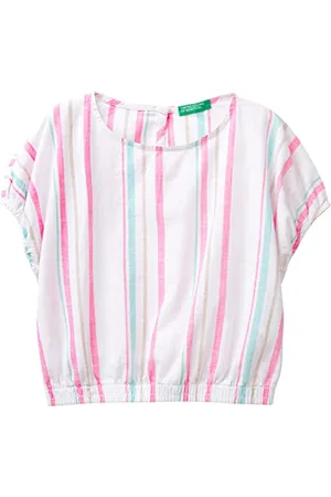 Benetton Mädchen Camicia 5JKCCQ01I Bluse, , KL