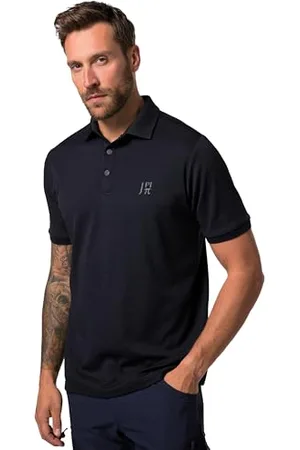 JP 1880 Herren Polo Piquee 1/2 Funktion, Druckknöpfe Poloshirts, , 7XL