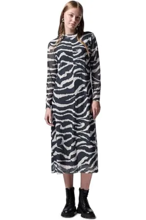 Street one Damen F144297 Gemustertes Mesh-Kleid, , 46 EU